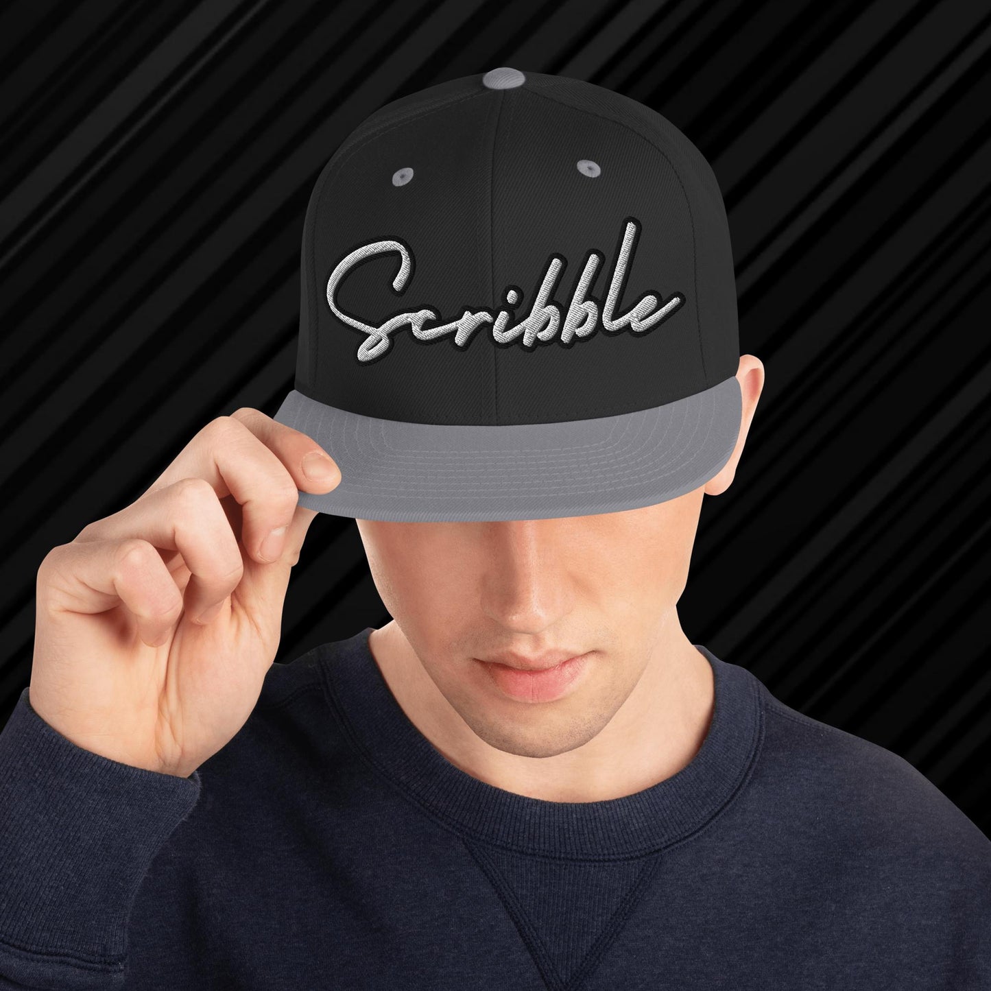 Scribble Snapback Hat