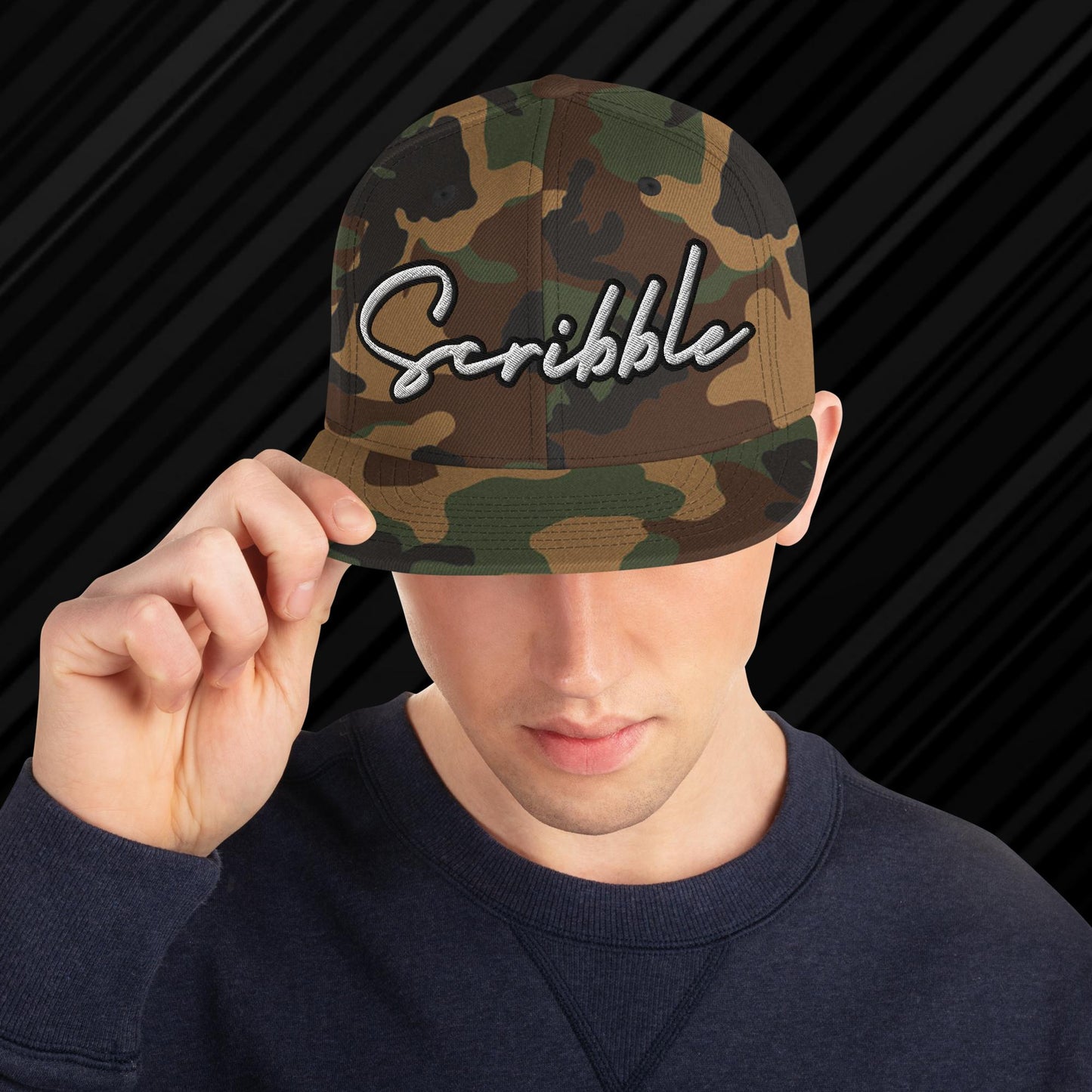 Scribble Snapback Hat