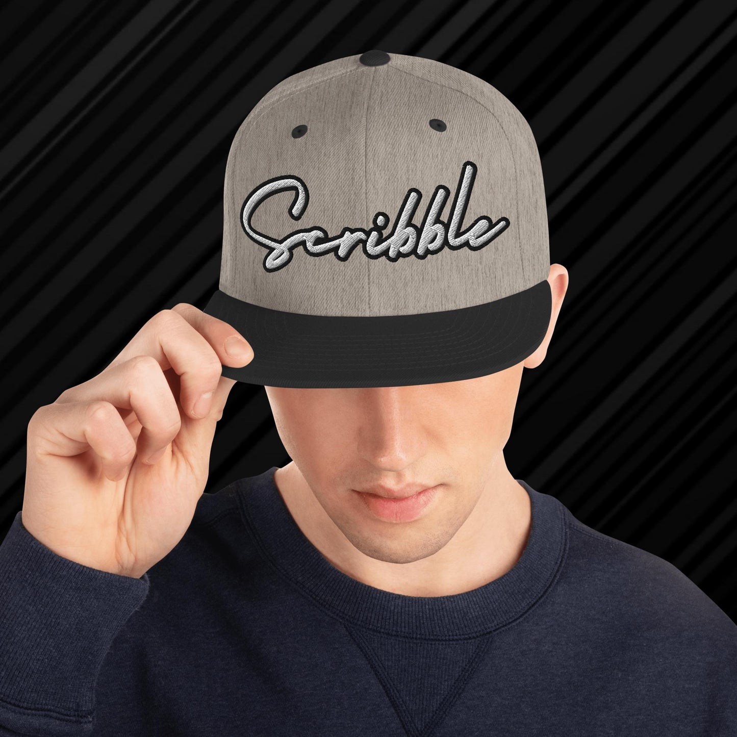 Scribble Snapback Hat