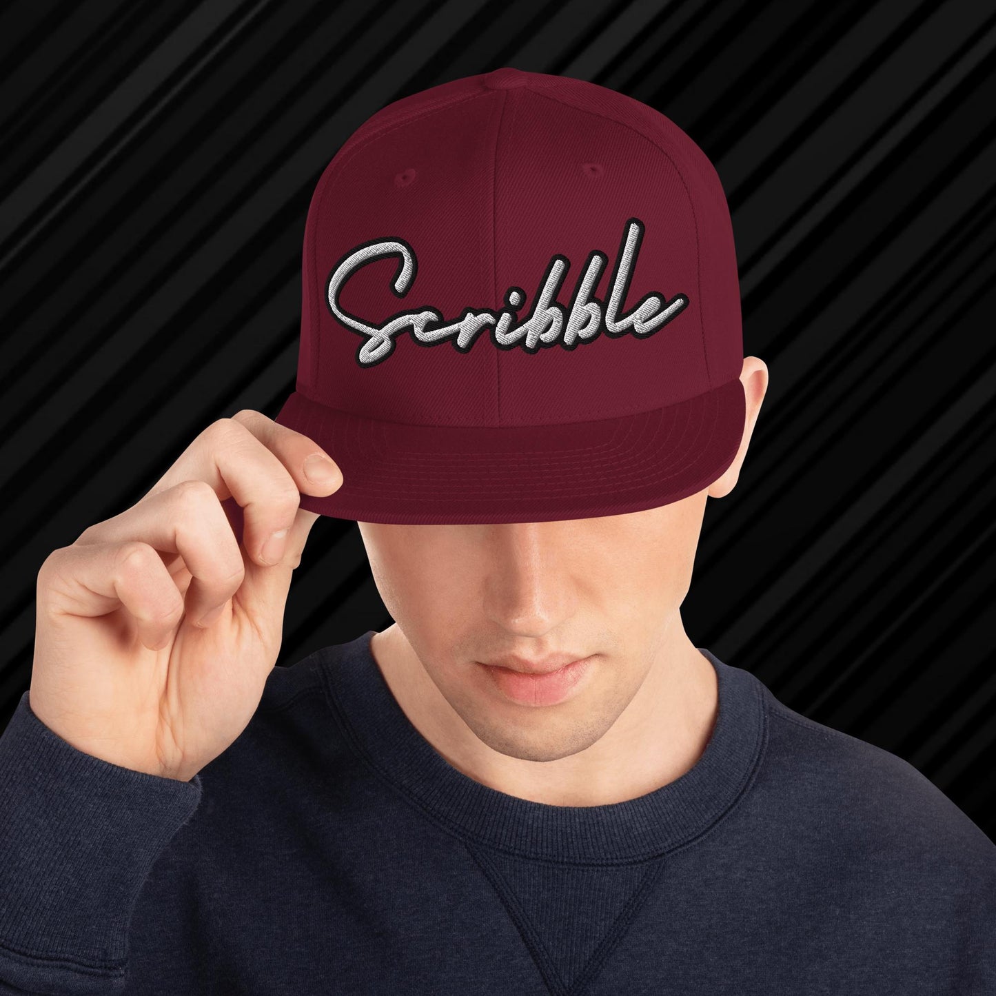 Scribble Snapback Hat