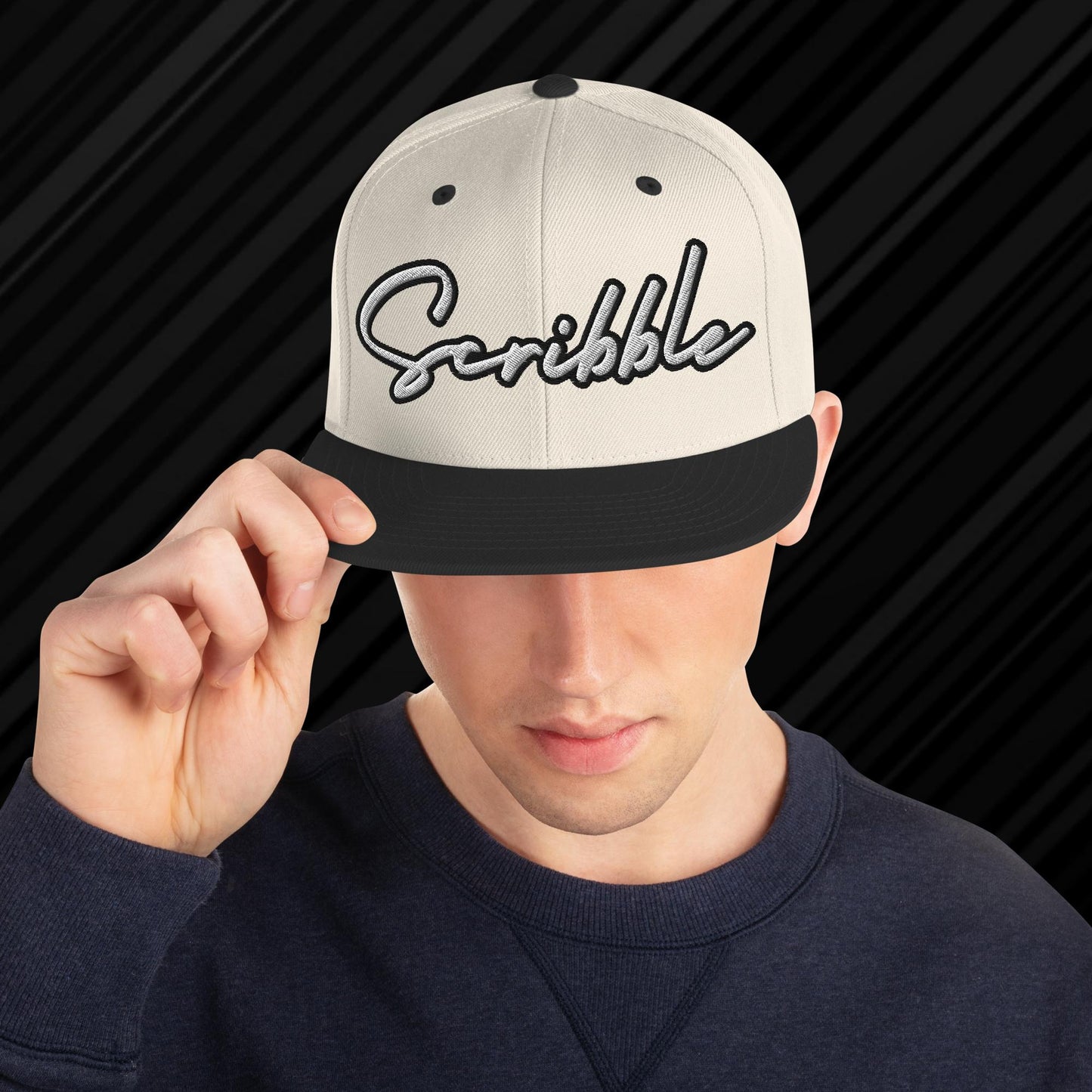 Scribble Snapback Hat